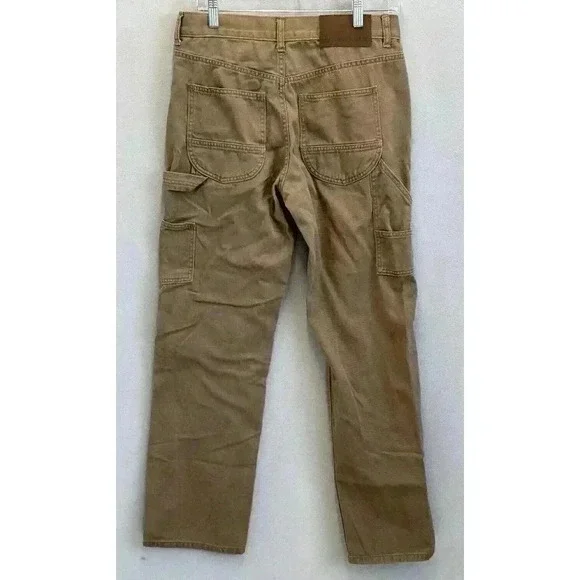 Nautica Jeans Co Men's 30x32 Brown Original Relaxed Fit Carpenter Utility Pants - Picture 2 of 8